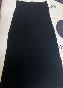 Black lycra skirt