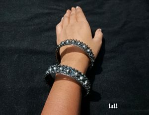 Black Metal Bangles