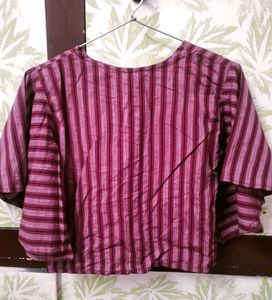 🎀Striped Knot-Front Top🎀