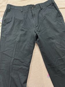 Dark Grey Striped Formal Pant