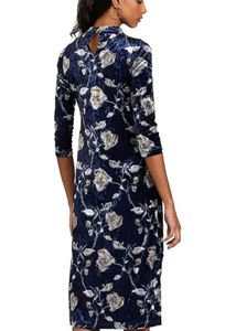 Floral Velvet Dress