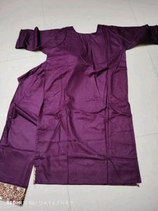 Elegant Purple Kurta Set