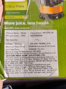 Philips Citrus Juicer