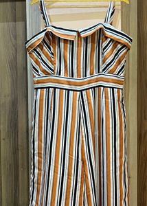 FabAlley Striped jumpsuit