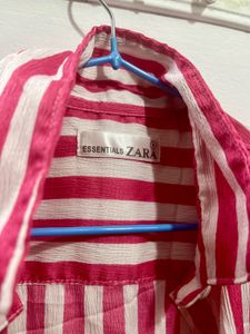 Striped Button-Down Shirt