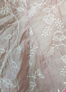 Long Skirt Fully Embroided Pink Color New