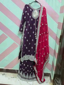 Dark Purple Heavy Stonework Sharara