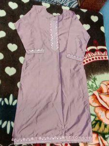 Combo Deal🥳 Elegant Lavender & Printed Kurta Set.