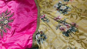 Floral & Embroidered Indian Dress