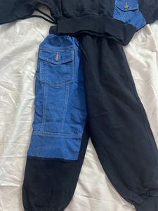 Colour Blocked Top And Bottom