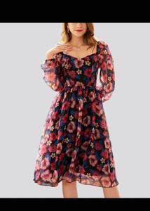 SALE ‼️URBANIC FLORAL PRINT MIDI DRESS