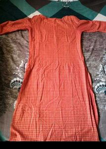 Elegant Red &amp; Gold Kurta (2 Kurtas)