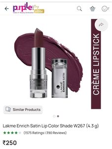LAKME ENRICH SATIN LIPSTICK💄W267