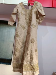 Fully Stitched Dress With Beautiful Embroidery