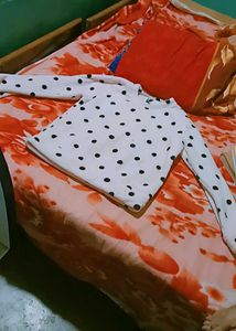 Polka Dot Long Sleeve Top