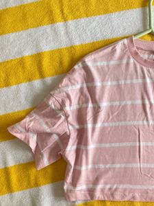 Pink Striped T-Shirt