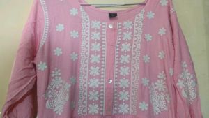 Nayra cut chikankari kurti✨