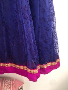Dark Blue Anarkali