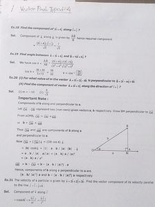 Physics Vector Notes