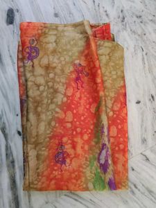 Printed Saree with blouse