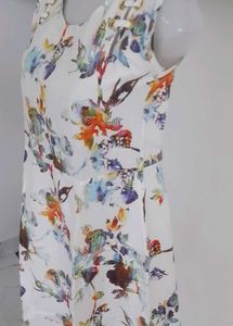Floral Print Sleeveless Dress