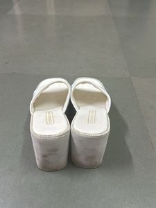90’s Style White Wedges