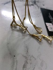 Triangle Dangle Earrings