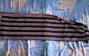 A Straight Stripped Pant/Palazzo