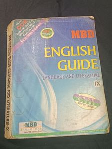 MBD ENGLISH GUIDE Language And Literature IX Class