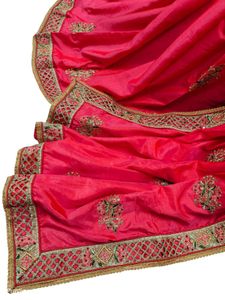 Pink Party Wear Saree