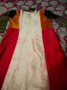 Colourful Festival Pure Silk Kurta Size Issues