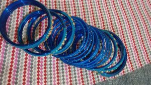 Blue &amp; Gold Bangles