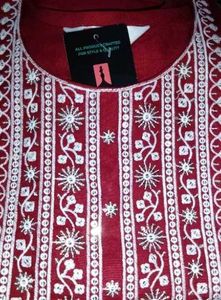 Rayon Embroidered Kurti