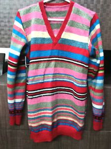 Colorful Striped Sweater