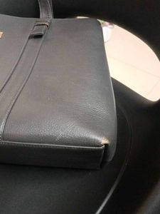 Elegant Black Tote Bag Leather Wrangler