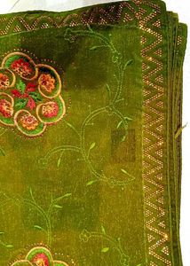 Green Saree