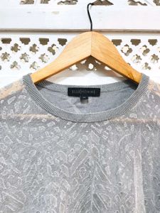 Imported Grey Sheer Top B