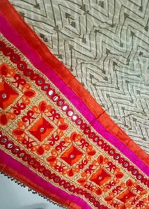 Cream Ethnic Skirt