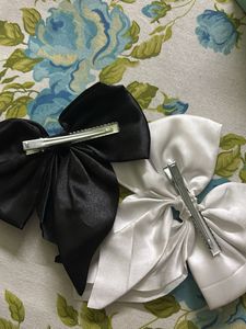 Set Of 2 Bows - Black And White