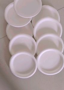 White Paper Plates – Pack of 9