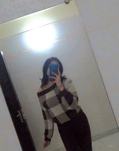 Off Shoulder Sweater