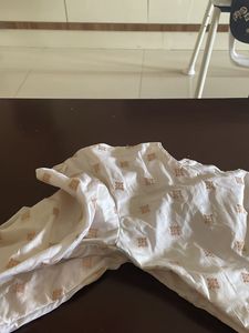 White Silk Blouse 32-34 , Light Stains