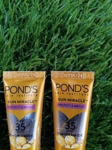 4 Pcs Ponds Spf 35 Pa+++ Gel Sunscreen