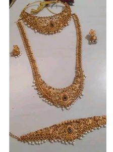 Very Low Price Bridal Traditional Gold Plated Set
