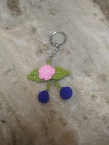 Colorful Flower Keychain