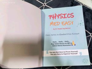 Physics Med Easy Class Notes