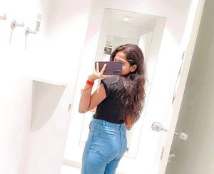 Fit-Solid Black Short Sleeve Crop Top Crew Neck T-