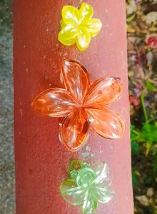 (COMBO) Flower Hair Claw Clips