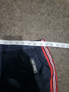 Track Pants with Red and White Stripe