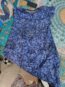 Floral Blue Dress